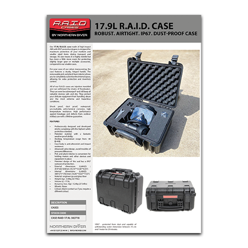 17.9L R.A.I.D CASE DATASHEET